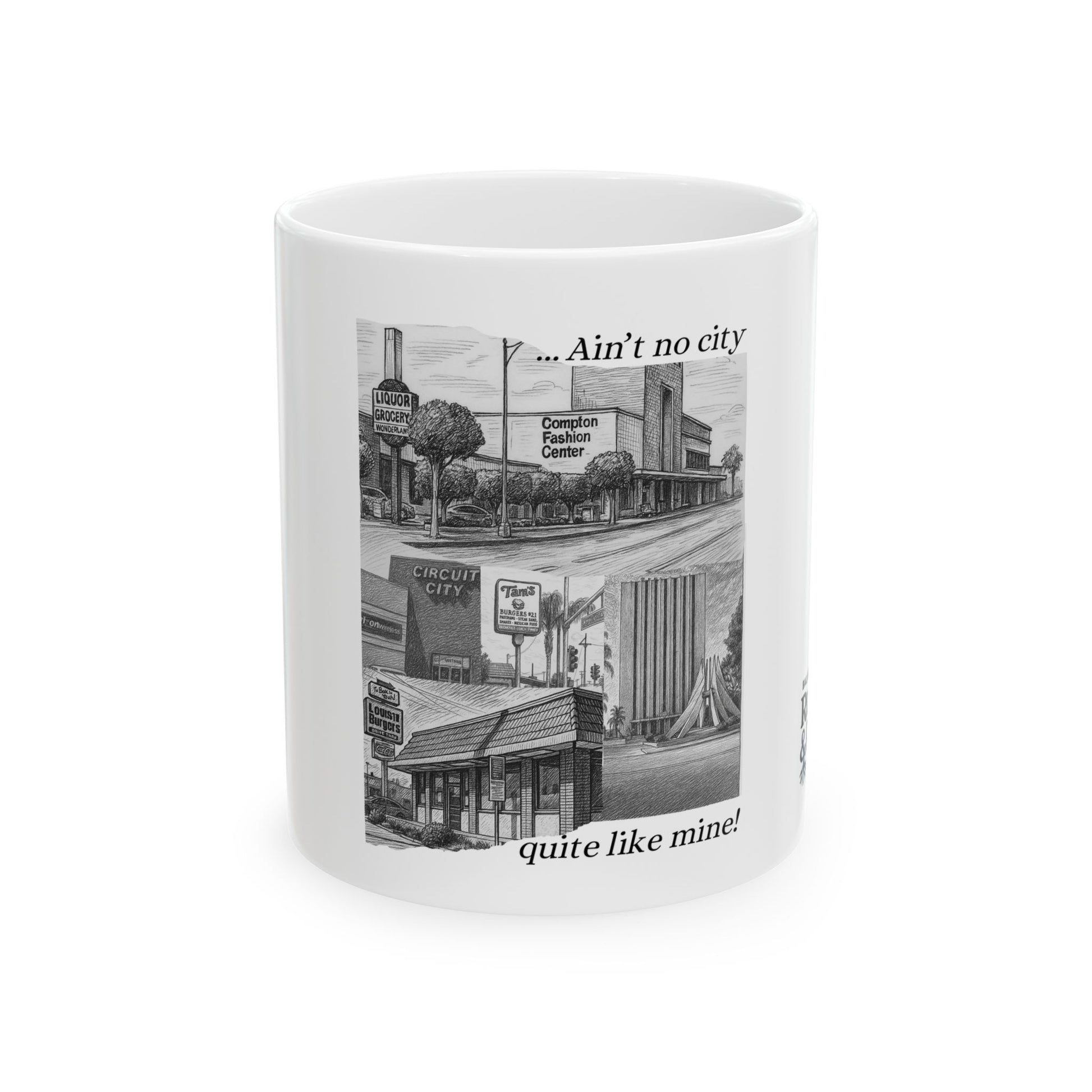 003 - Personalized City-Themed Ceramic Mug | Unique Gift for Coffee Lovers, Custom Drinkware, Home Office Decor, Travel Souvenir, Vintage Style