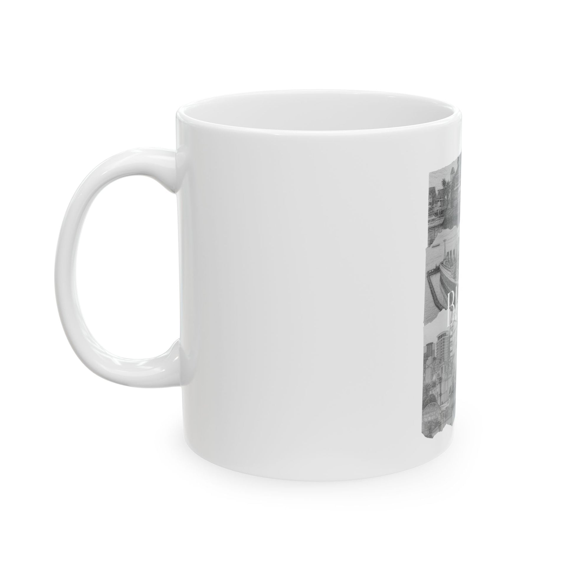 005 - Vintage Long Beach Ceramic Mug - Perfect Gift for Beach Lovers, Coffee Drinkers, Home Decor, Unique Souvenir, beach-themed coffee mug