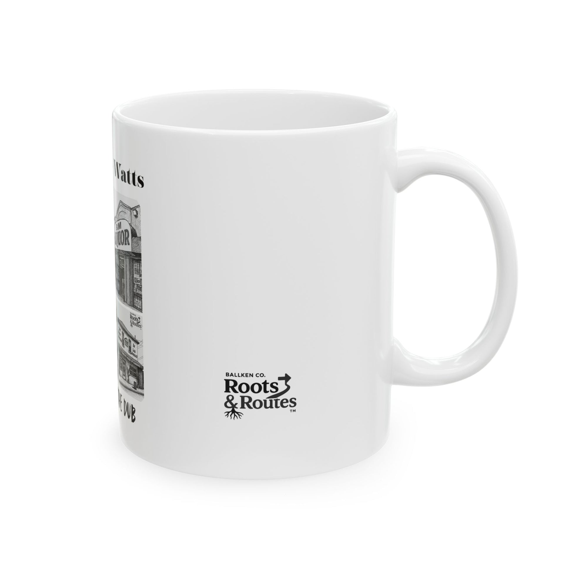 004 - Compton-Watts Ceramic Mug - Urban Art, Coffee Lover Gift, Home Decor, Street Culture, Unique Drinkware