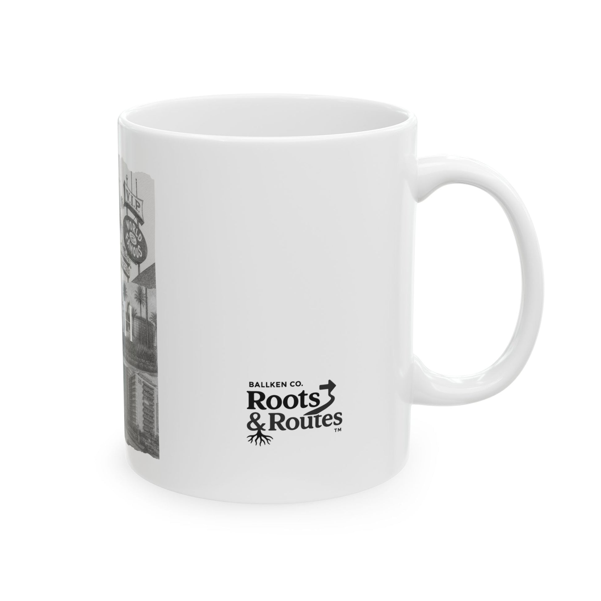 005 - Vintage Long Beach Ceramic Mug - Perfect Gift for Beach Lovers, Coffee Drinkers, Home Decor, Unique Souvenir, beach-themed coffee mug