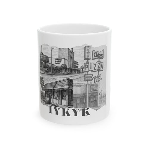 002 - Retro Eastside Shop Ceramic Mug, Vintage Diner Coffee Cup, 11oz 15oz, Kitchen Decor, Gift for Foodies, Restaurant-Themed Mug
